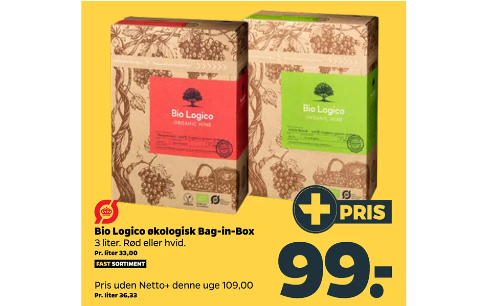 Bio Logico Økologisk Bag-in-box