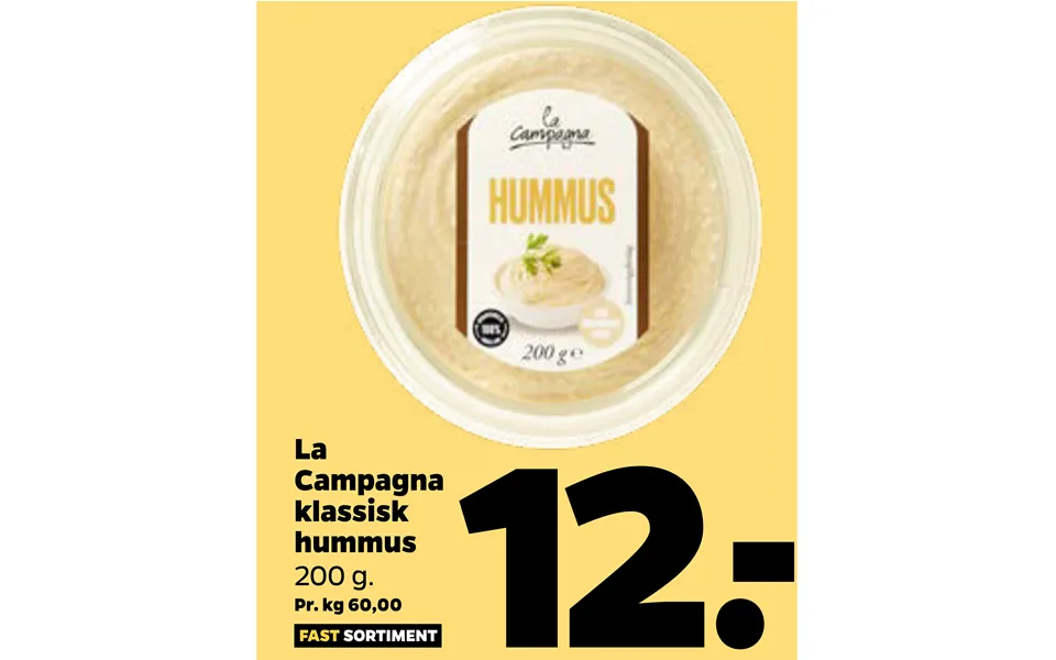 La Campagna Klassisk Hummus