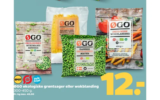 Øgo organic vegetables or wokblanding product image