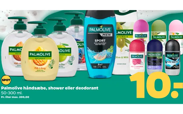 Palmolive Håndsæbe, Shower Eller Deodorant product image