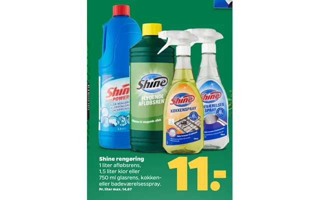 Shine cleaning product image