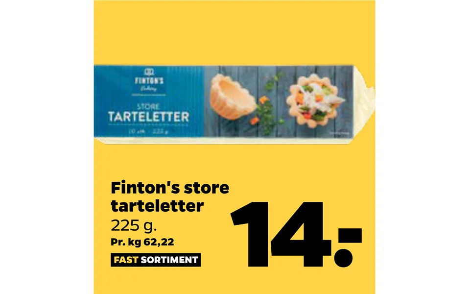 Finton's Store Tarteletter