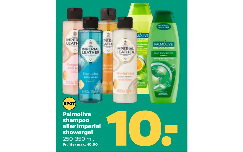 Palmolive Shampoo Eller Imperial Showergel
