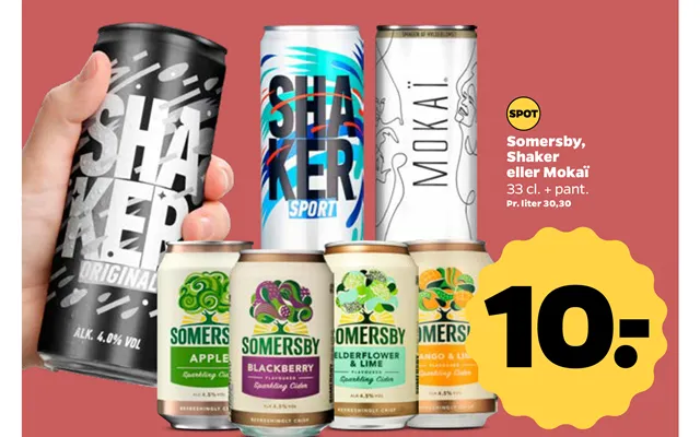 Somersby, Shaker Eller Mokaï product image