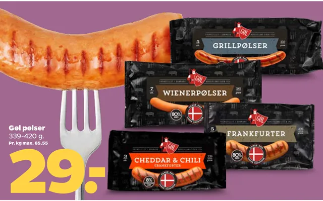 Gøl sausages product image