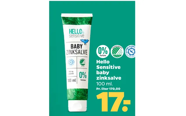 Hello sensitive baby zinc ointment product image