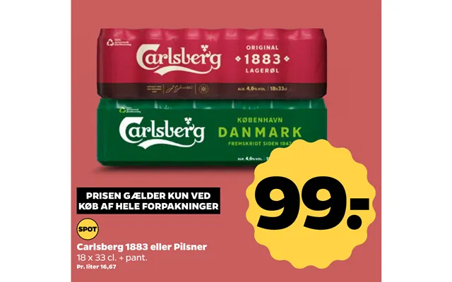 Carlsberg 1883 or lager product image