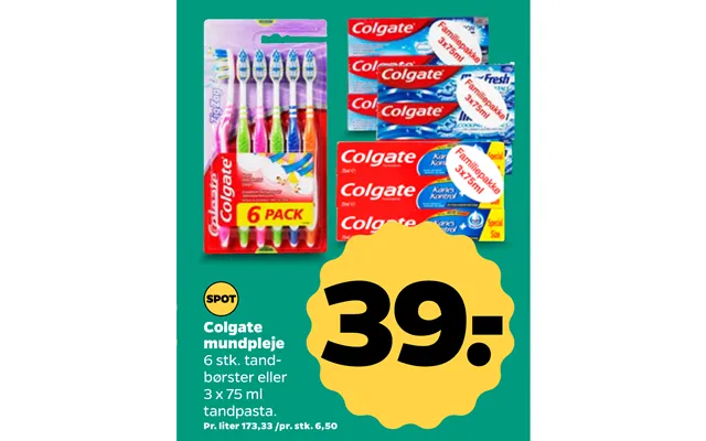 Colgate oral care product image