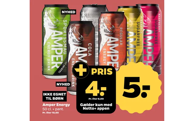 Nyhed Nyhed Ikke Egnet Til Børn Amper Energy product image