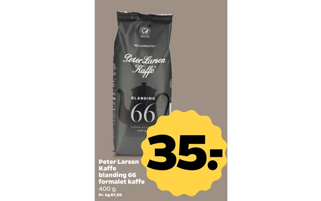 Peter Larsen Kaffe Blanding 66 Formalet Kaffe product image