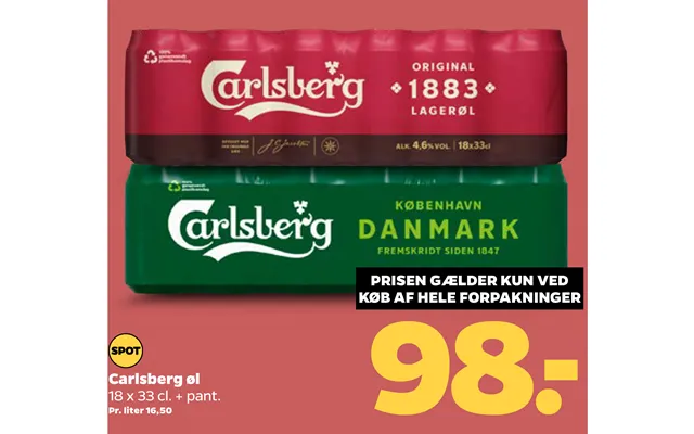 Carlsberg beer product image