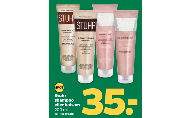 Stuhr shampoo or conditioner product image