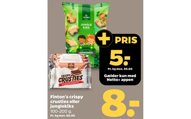 Finton's Crispy Crusties Eller Junglekiks product image