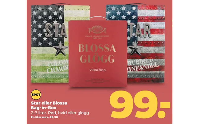 Star or blossa bag-in-box product image