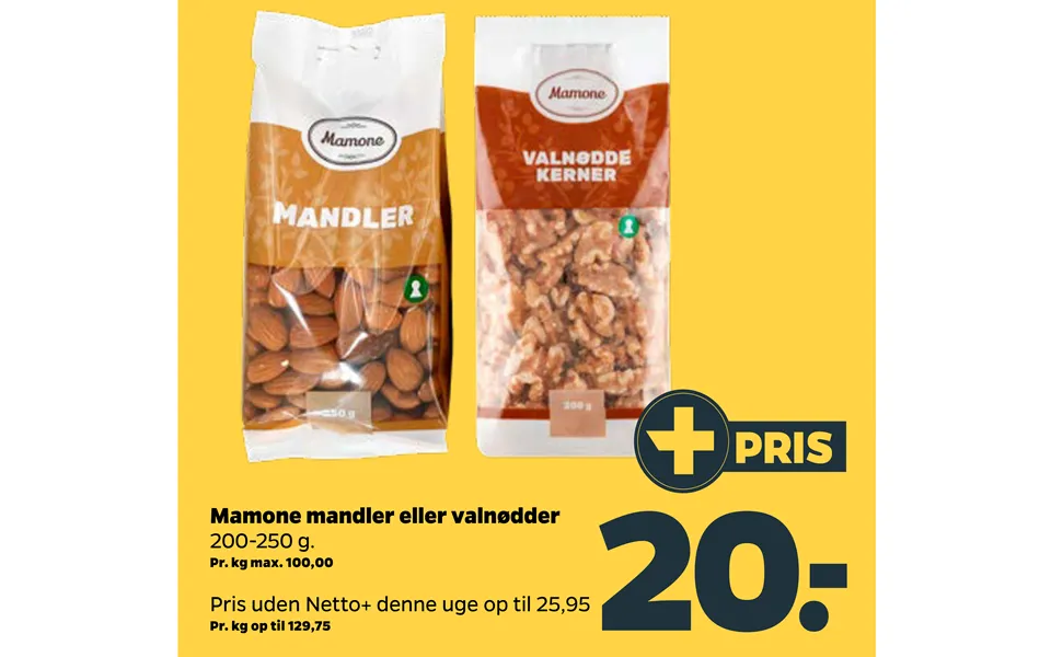 Mamone Mandler Eller Valnødder