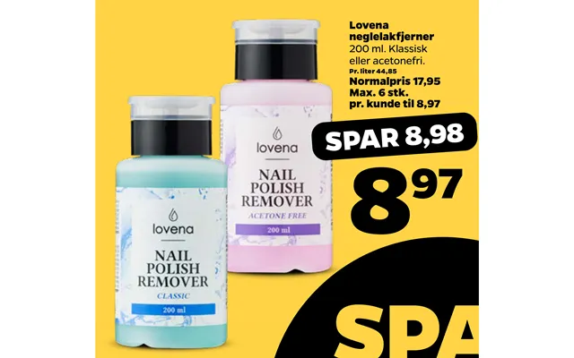 Lovena Neglelakfjerner product image