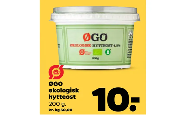 Øgo organic cottage cheese product image