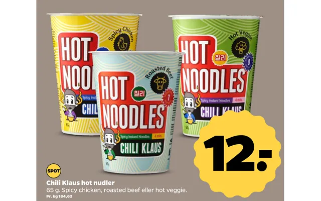 Chili Klaus Hot Noodles product image