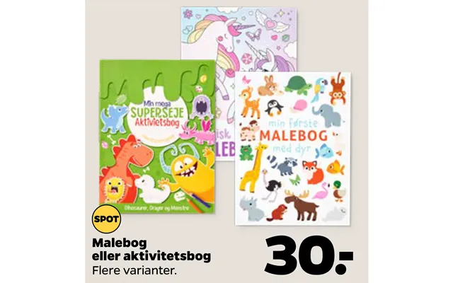 Malebog Eller Aktivitetsbog product image