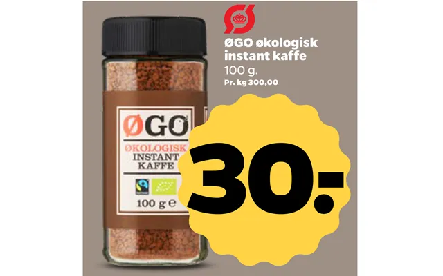 Øgo Organic Instant Coffee product image