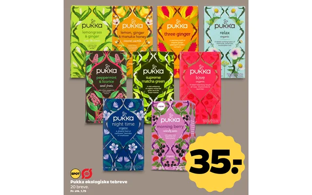 Pukka Økologiske Tebreve product image