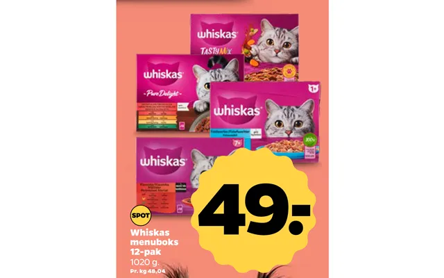 Whiskas Menuboks product image