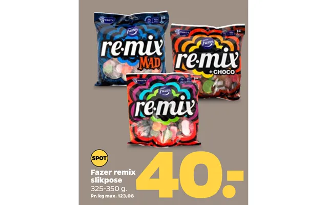 Fazer remix bag of goodies product image