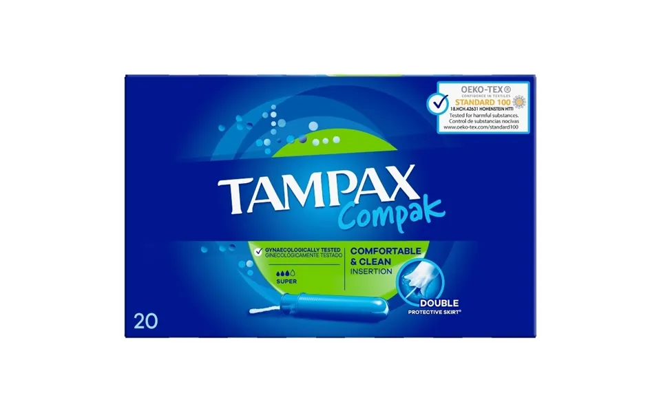 Tampax Compak Tampons 20 Pieces - Super