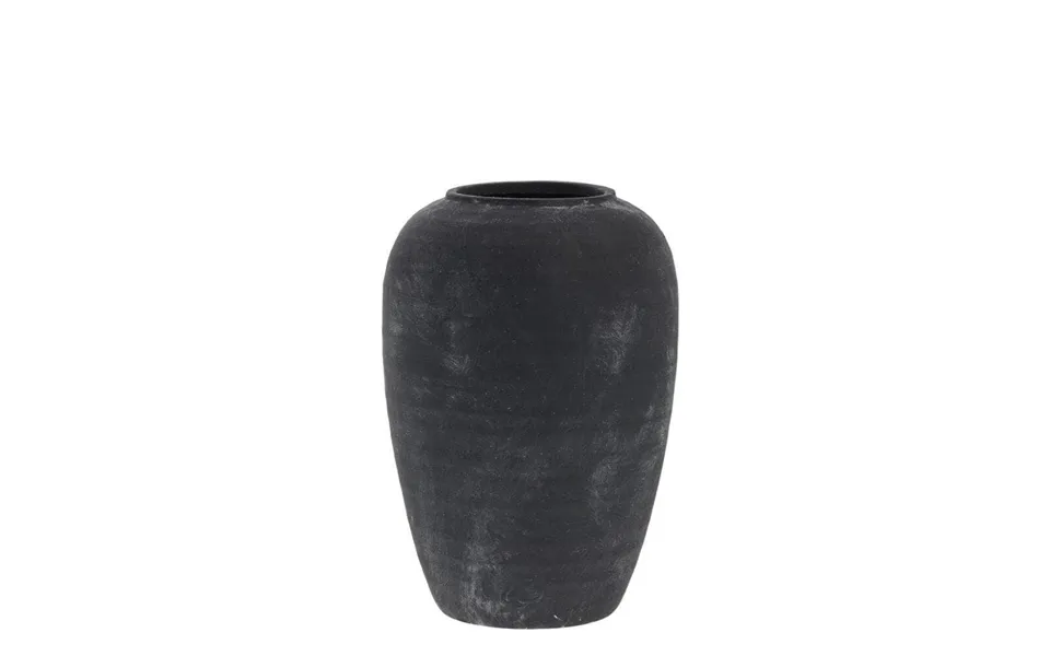 Catia decorative vase 27 cm - antique black, norliving
