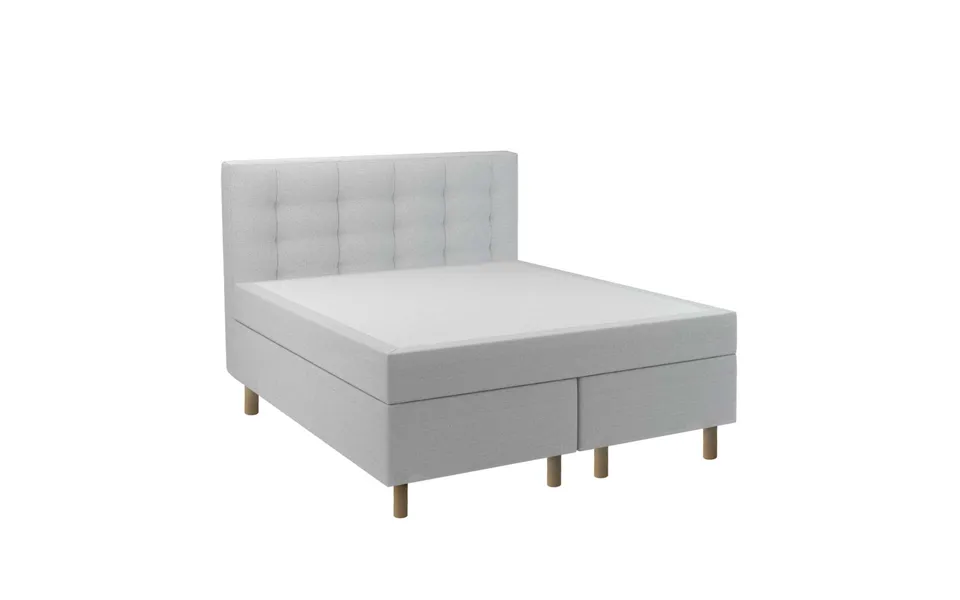 Imperia lux continental 3-delt cover - traditional light gray, karma beds