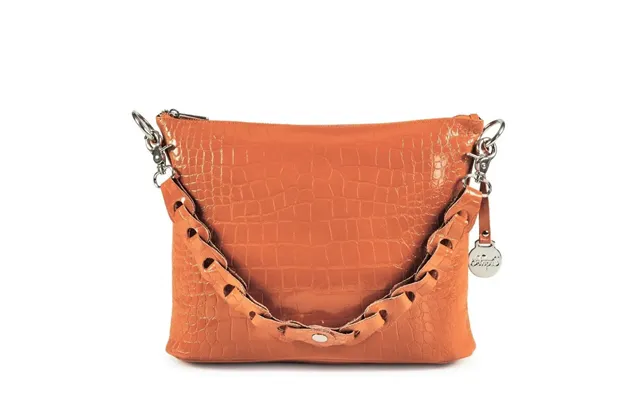 Style Kiss In Orange. Über Cool Clutch - Handbag Past, The Laws Shoulder Bag In Skins With Great Embossing product image