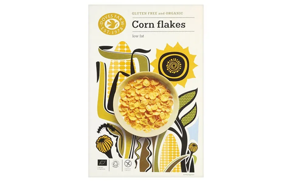 Cornflakes Gluten Fri Doves Økologisk- 375 Gr - Doves