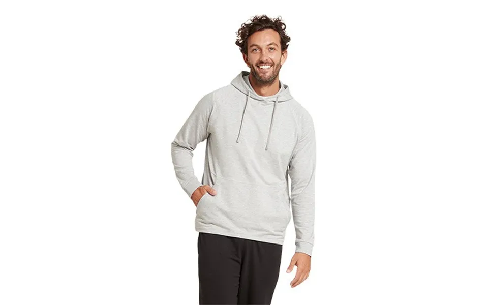 Men s weekend pullover hoodie gray marl - large
