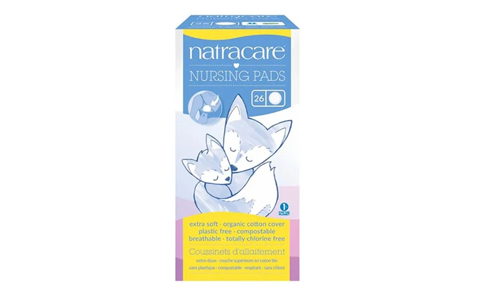 Natracare breast pads 26 styk - 1 package