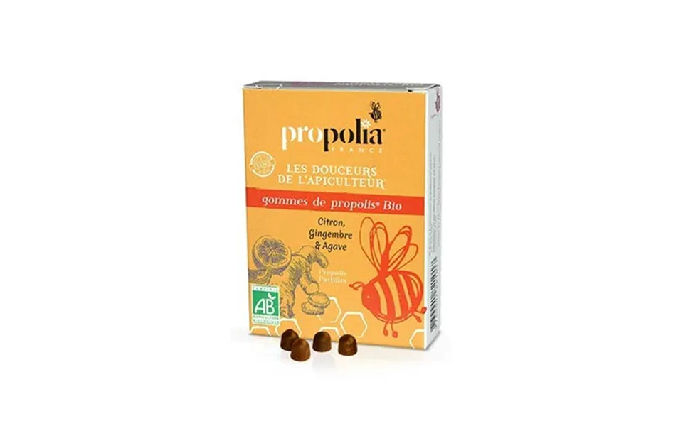 Propolis lozenges with ginger økologisk - 45 gram