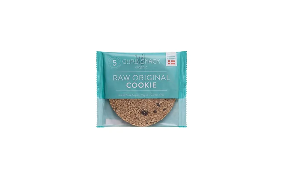 Raw Original Cookies Økologisk Enkeltvis Indpakket - 55 Gram