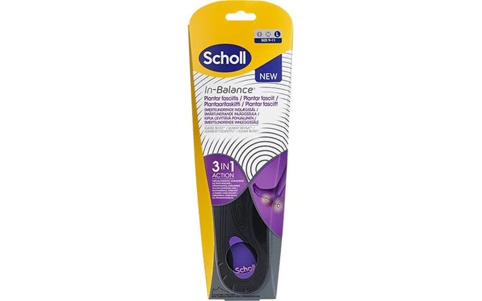 Scholl with insoles plantar fasciitis l - 1 package