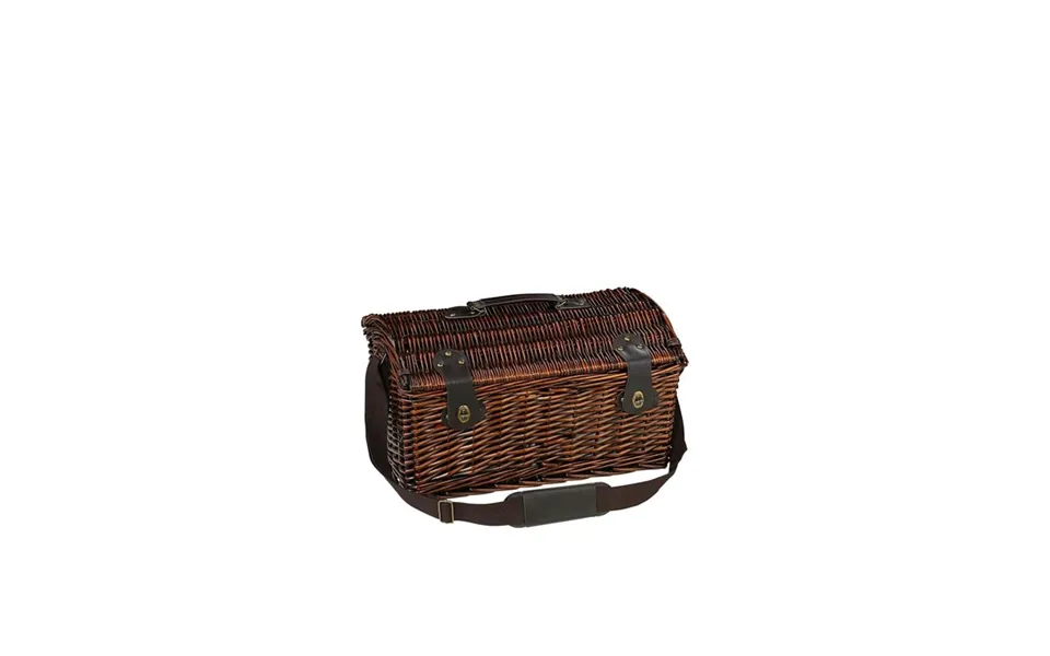 Cilio picnic basket laveno brown m accessories t 4 pers.