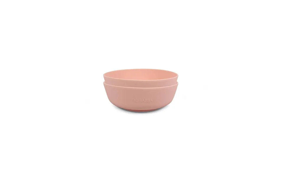 Filibabba silicone bowl 2-pack - peach