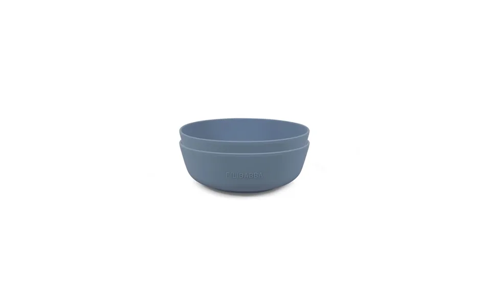 Filibabba Silicone Bowl 2-pack - Powder Blue