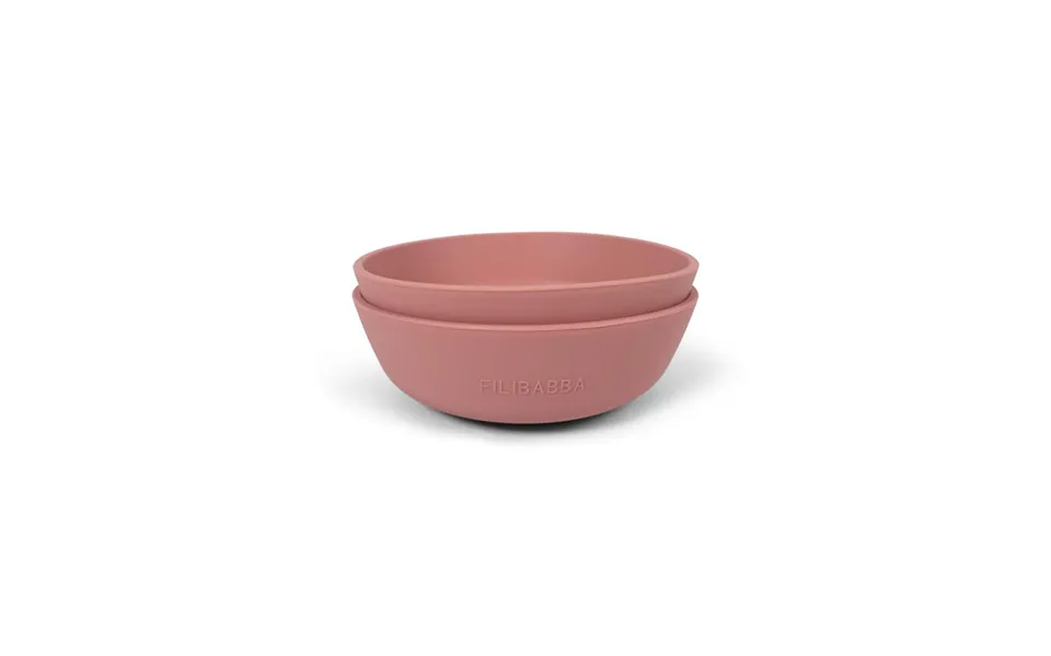 Filibabba silicone bowl 2-pack - rose