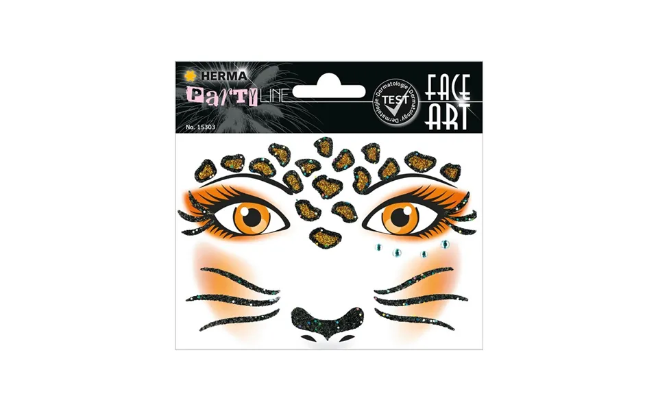 Herma Face Art Sticker Leopard