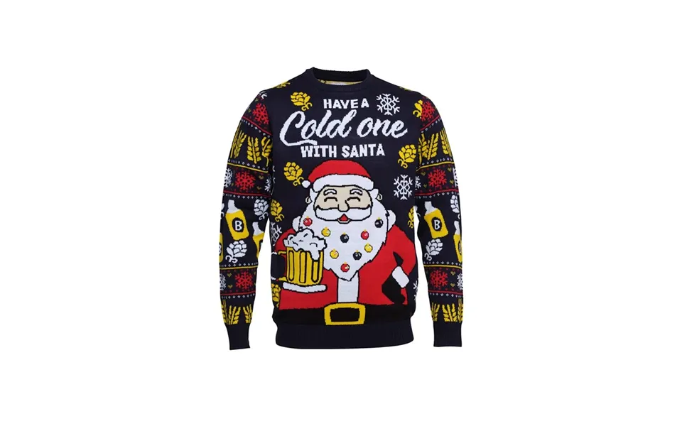 Christmas sweaters - have a cold one with santa christmas sweater