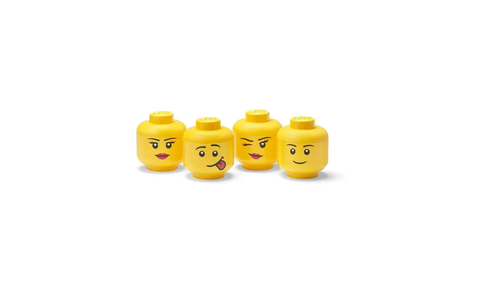 Lego Opbevaringshoved Mini Set 4 Stk