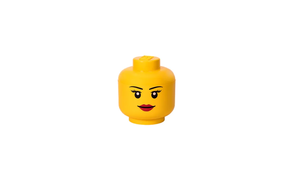 Lego storage head, large - girl