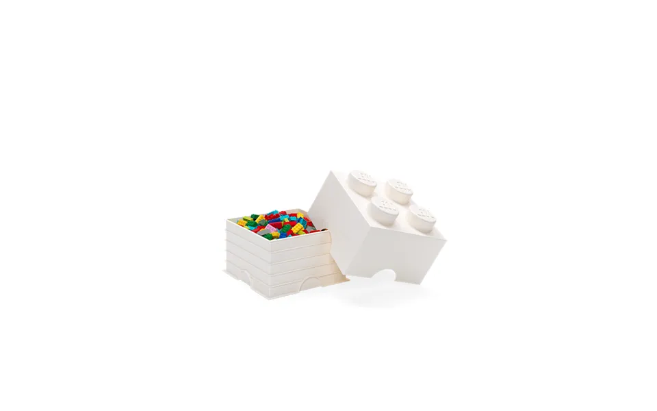Lego Opbevaringskasse 4 - Hvid