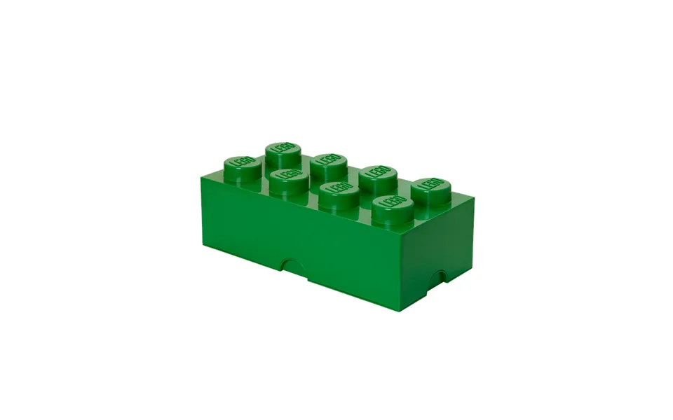 Lego storage brick 8 - green
