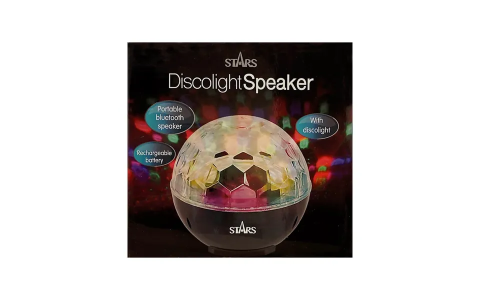 Liniex disco ball with bluetooth speaker
