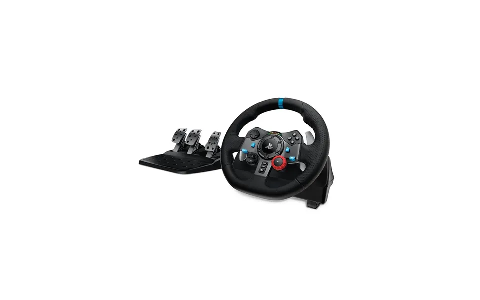 Logitech g29 driving force racing wheel ps5 ps4 ps3 pc - steering wheel & pedal seen
