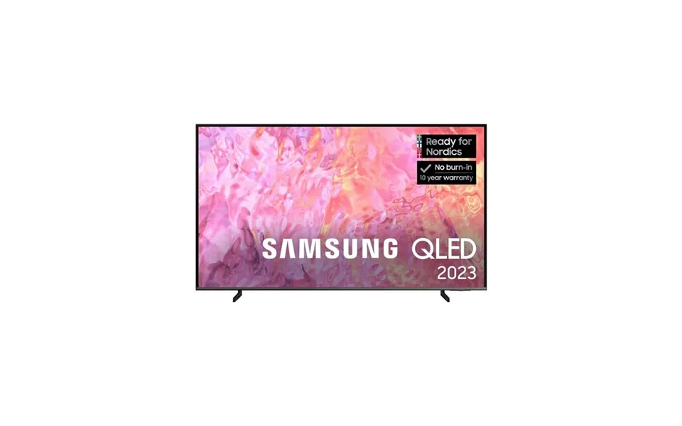 Samsung 55 Fladskærms Tv Tq55q60cauxxc Qled 4k